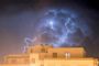 Lightning strikes Ibiza
